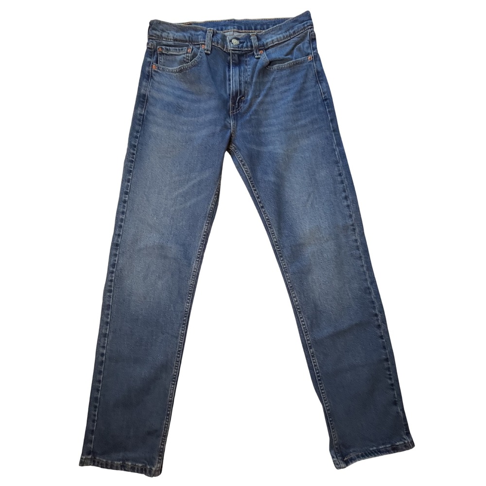 Levi's Men's 505 Straight Leg Jeans W32 L32 Medium Wash Western Utility Midrise
